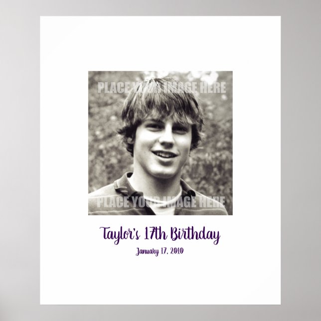 Affiche Dix-septième anniversaire 17e S'identifier Bureau  (Devant)