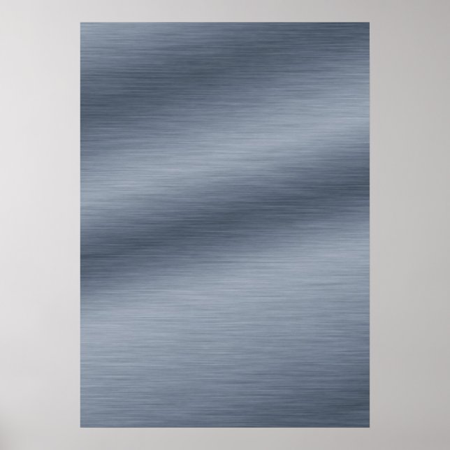 Affiche DIY avec fond en acier brossé Art (Devant)