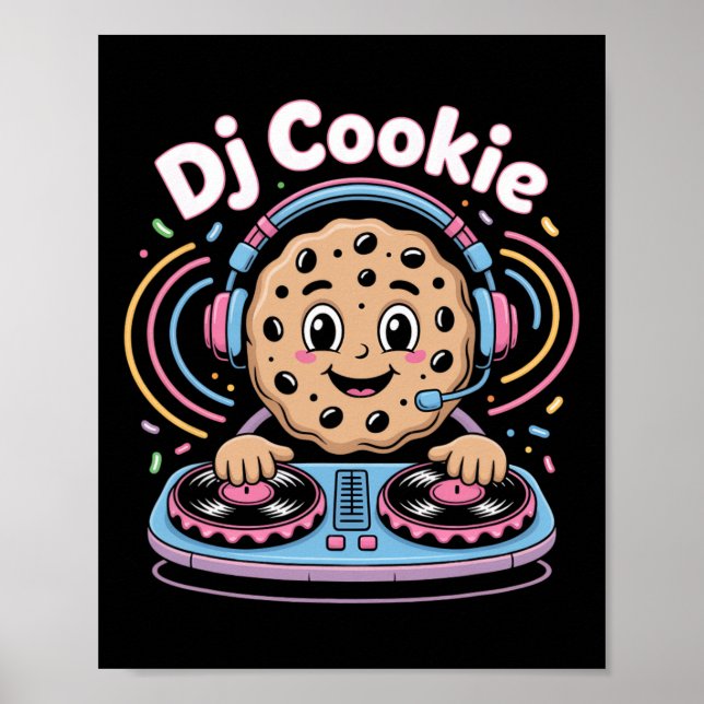 Affiche Dj Cookie Christmas Dj Vibes (Devant)