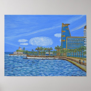 Affiche Djeddah arabie saoudite