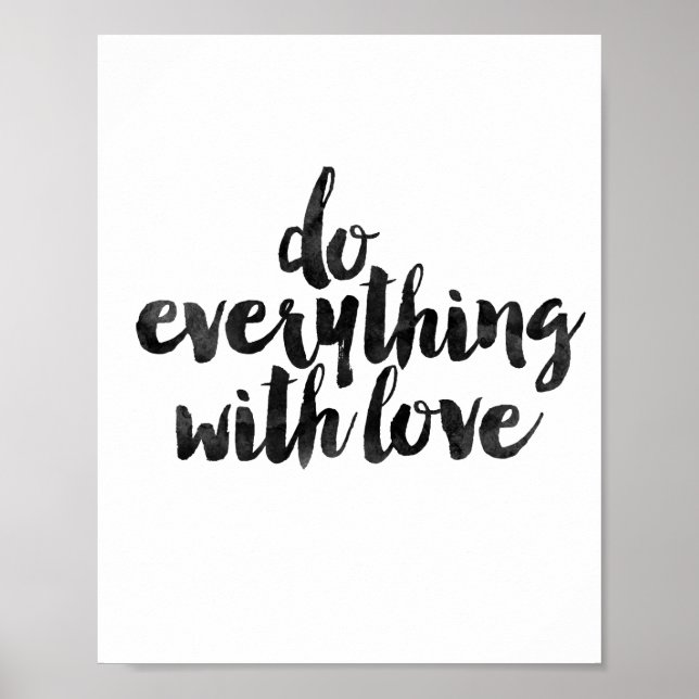 Affiche Do Everything With Love (Devant)