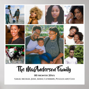 Affiche do-it-yourself 9 photo personnalisée Mes amis de