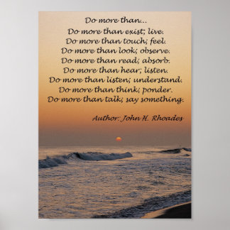 Affiche Do More Than