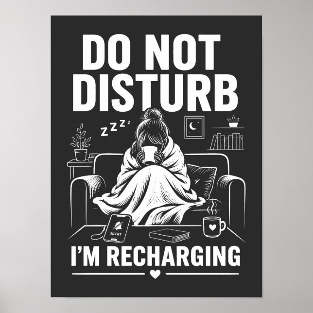 Affiche Do Not Disturb Introvert Mode (Devant)