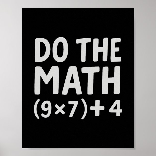 Affiche Do The Math 67 Meme  (Devant)
