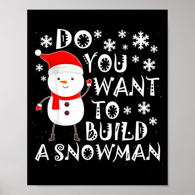 Affiche Do You Want To Build A Snowman Sweet Snowman Chris (Devant)