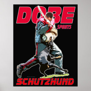 Affiche Dobe Sport Schutzhund design