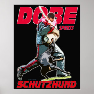 Affiche Dobe Sport Schutzhund design