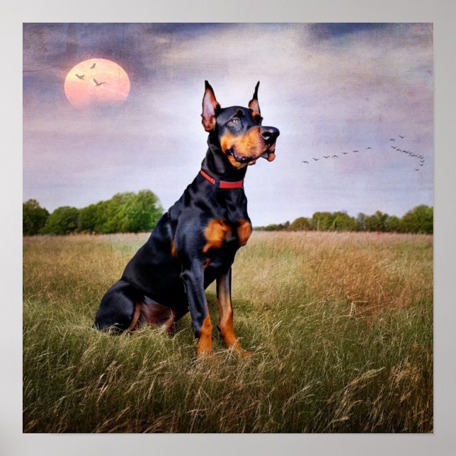 Affiche Doberman Pinscher (Devant)