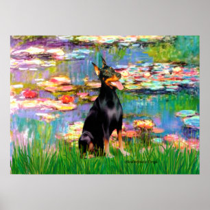 Affiche Doberman Pinscher1 - Lys 2