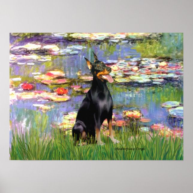 Affiche Doberman Pinscher1 - Lys 2 (Devant)