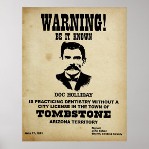 Affiche Doc Holliday