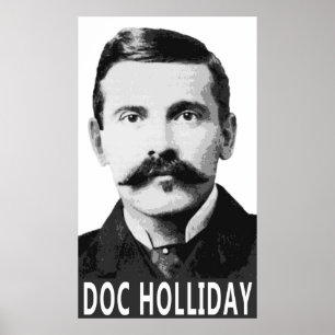 AFFICHE DOC HOLLIDAY OLD WEST LEGEND