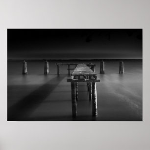 Affiche Dock abandonné au lac Monroe