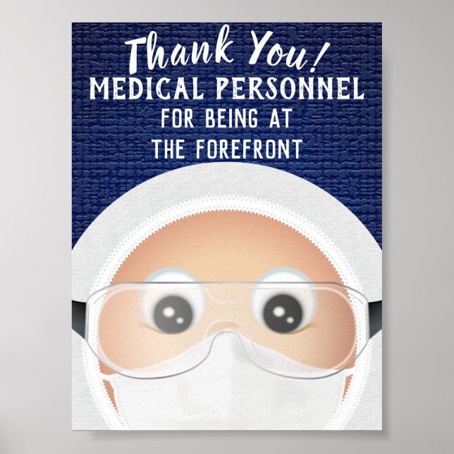 Affiche Docteur Emoji | MERCI (Devant)