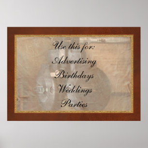 Affiche Docteur - optométrie - un vieux phoropter