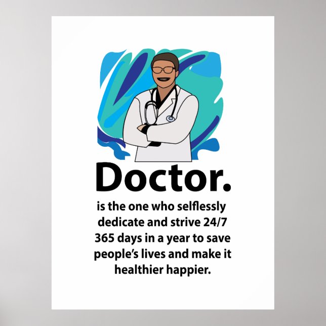Affiche Doctor Appreciation Quote (Devant)