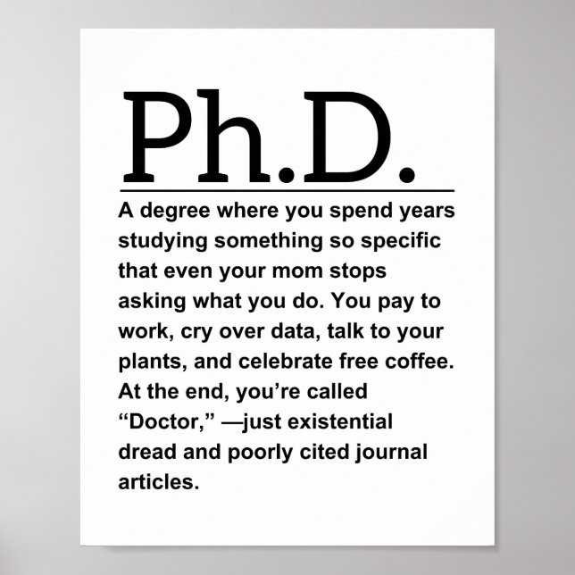 Affiche Doctorat (Devant)
