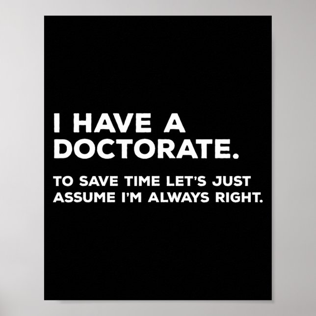 Affiche Doctorat  (Devant)