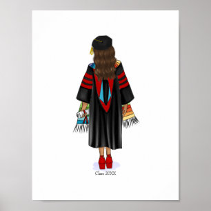 Affiche Doctorat Latina Diplômé avec une année de cours pe