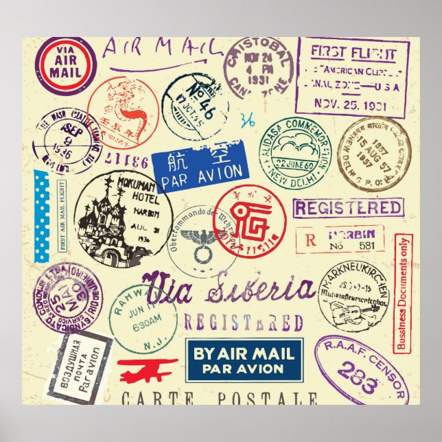 Affiche Document vintage : Collection de jeux d'horodatage (Devant)