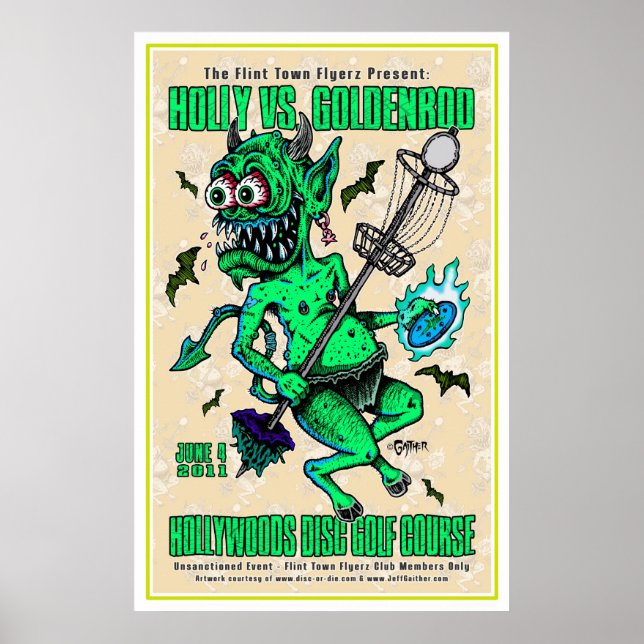 Affiche DOD - Disk Golf (Devant)