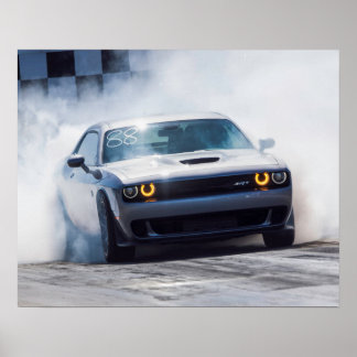 Affiche Dodge Challenger Hellcat