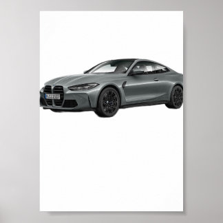 Affiche Dodge Challenger SRT Voiture Musclée Américaine Pe