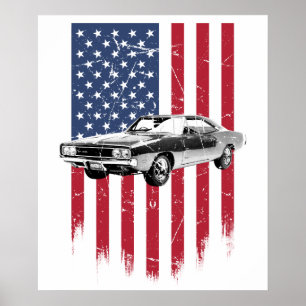 Affiche Dodge Charger Muscle Car