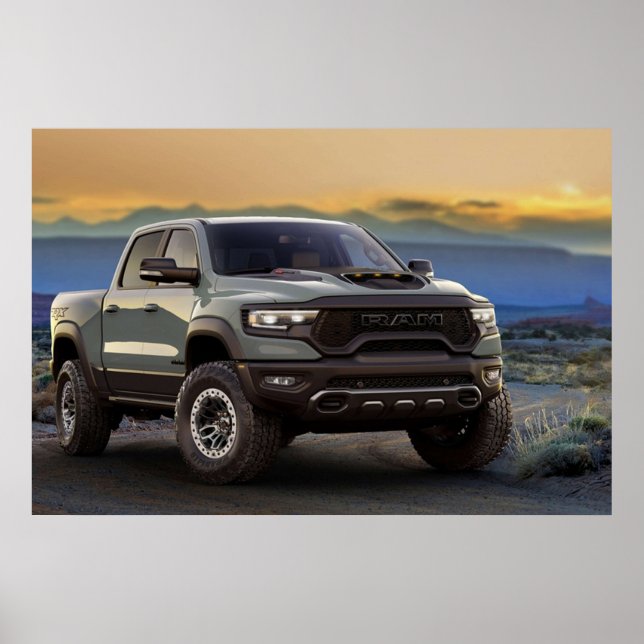 Affiche Dodge Ram 1500 TRX (Devant)