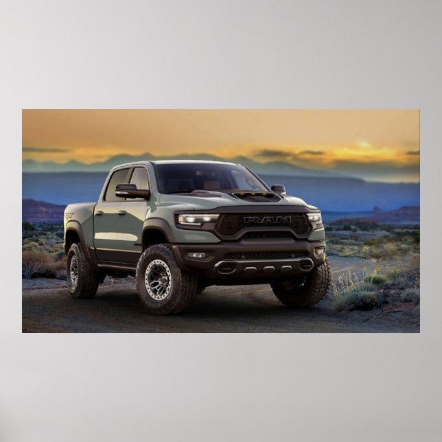 Affiche Dodge Ram 1500 TRX (Devant)