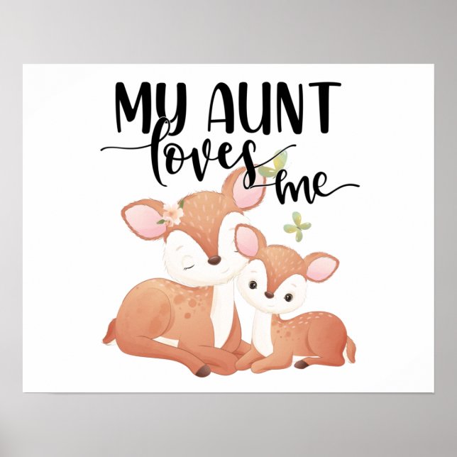 Affiche Doe et Fawn Ma tante m'aime (Devant)