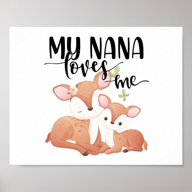 Affiche Doe et Fawn My Nana m'aime (Devant)