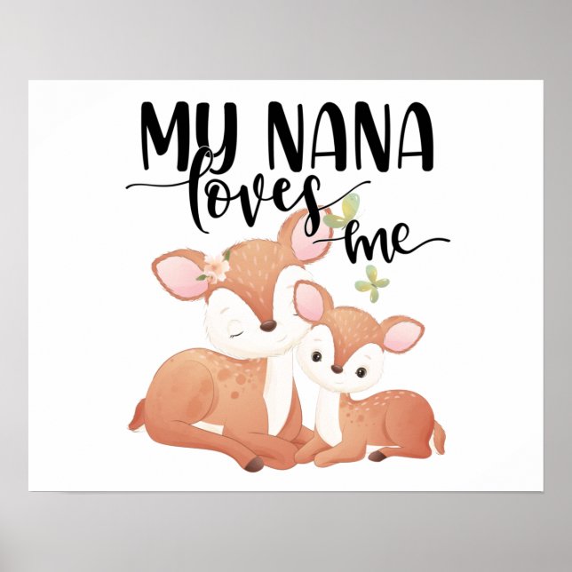 Affiche Doe et Fawn My Nana m'aime (Devant)