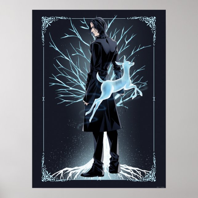 Affiche Doe Patronus d'Anime Severus Snape (Devant)