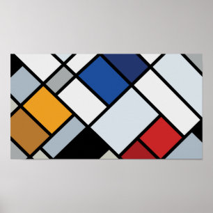 Affiche Doesburg - Contra-Composition des dissonances