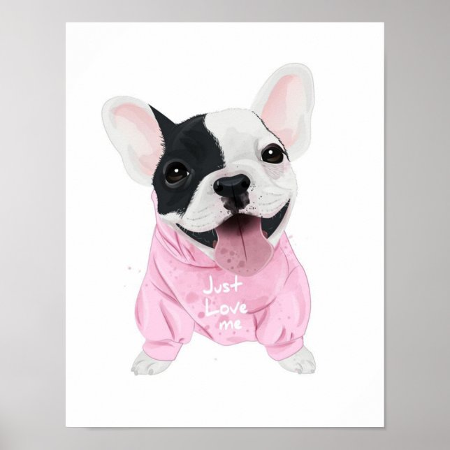 Affiche Dog Lovers | Just Love Me, Love Dog (Devant)