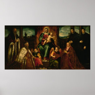 Affiche Doge Alvise Mocenigo et famille