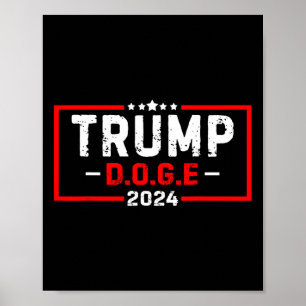 Affiche Doge D.o.g.e Ministère de l'Efficacité gouvernemen