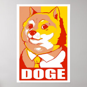 AFFICHE DOGE MEME