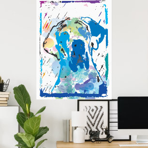 Affiche Doggenposter Esra Moderne