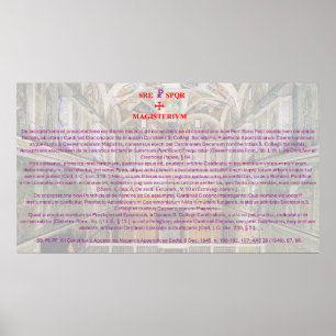 Affiche Dogme de Pontificalité