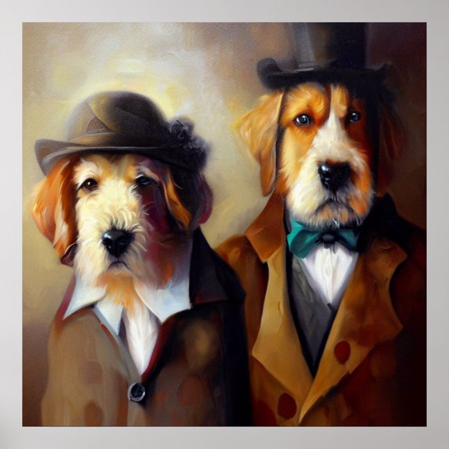 Affiche Dogs Holmes et Watson (Devant)