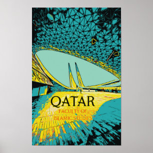 Affiche Doha Faculté des études islamiques, illustration Q
