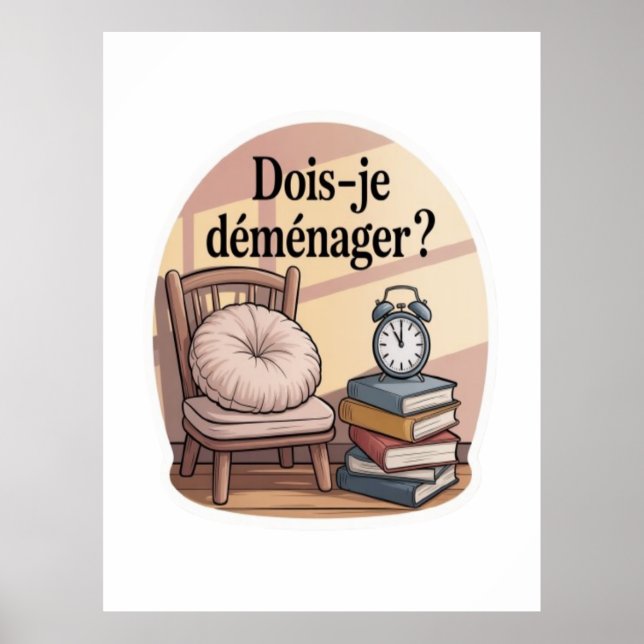 Affiche Dois-je déménager ? (Devant)