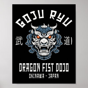 Affiche Dojo Dragon Fist Karaté Goju Ryu