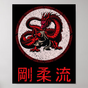 Affiche Dojo Training Karate Meilleur Héritage De Ma Tradi