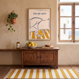 Affiche "Dolce Far Niente" Collection d'été italien 