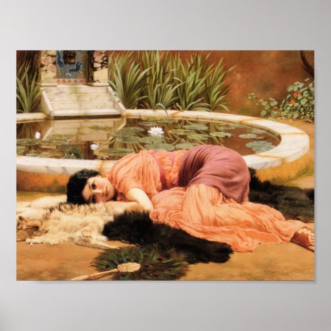 Affiche Dolce Far Niente de John Godward (Devant)