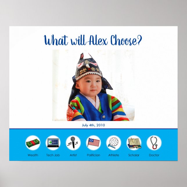 Affiche Doljabi Doljanchi Dol coréen premier anniversaire (Devant)